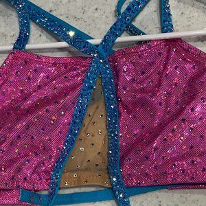 Pink & Blue Jazz Dance Costume